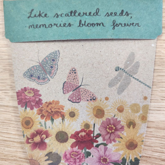 Remembrance Seeds — Zinnia, Marigold & Sunflower